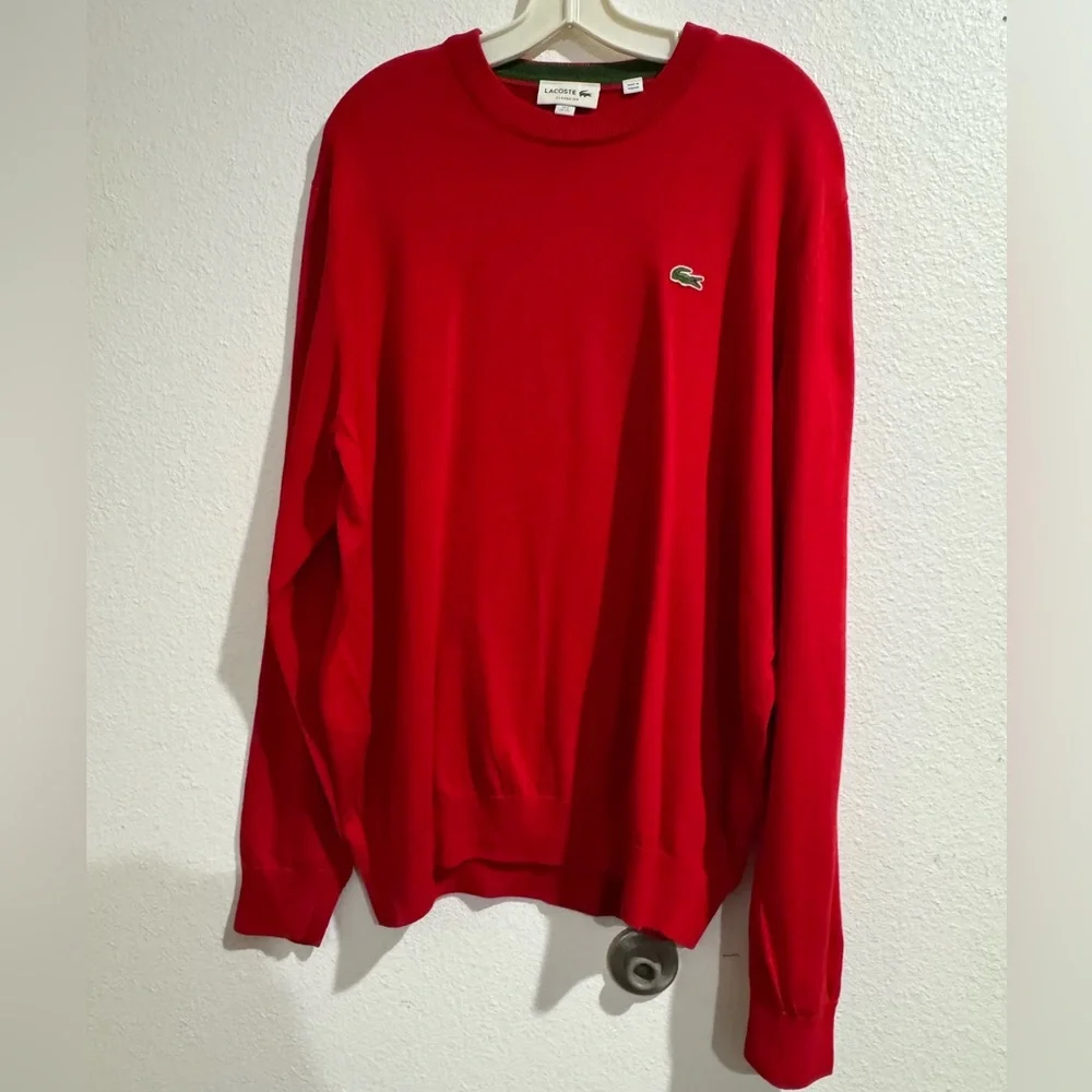 Red Lacoste Sweater